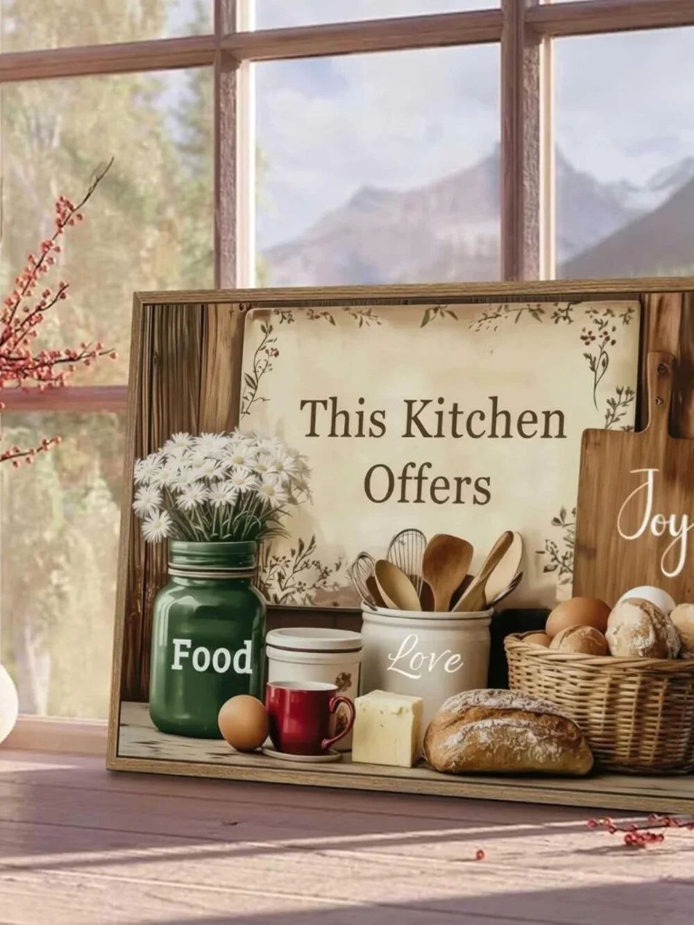 Country Kitchen Wall Art Decor